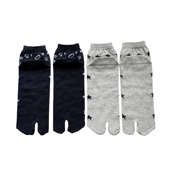 足袋ソックス メンズ 快適5足セット かかと付き 綿混素材 靴下 25-27cm（柄はお任せ）B06 |  | 03