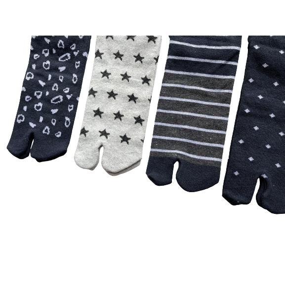 足袋ソックス メンズ 快適5足セット かかと付き 綿混素材 靴下 25-27cm（柄はお任せ）B06 |  | 04