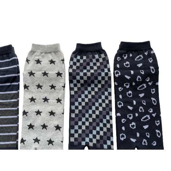 足袋ソックス メンズ 快適5足セット かかと付き 綿混素材 靴下 25-27cm（柄はお任せ）B06 |  | 05