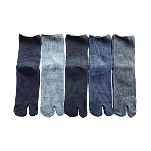 足袋ソックス レディース ゆったりフィット 5足セット 無地 綿混 23-25cm（色はお任せ） B11 |  | 02