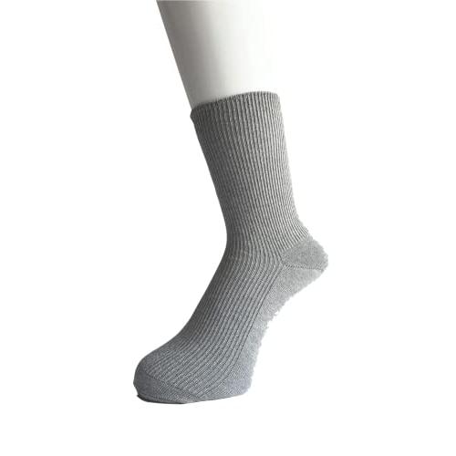 靴下 レディース 日本製 口ゴムなし ゆったり靴下 足元らくらく 介護 22-24cm 2足組（グレー） C02 |  | 04