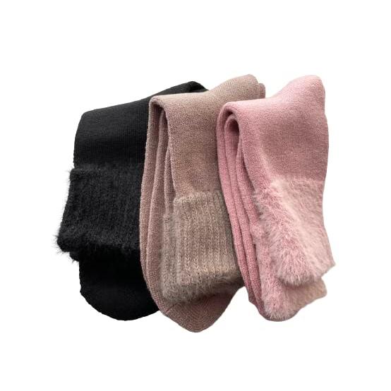 靴下 レディース 暖かい パイル ソックス 秋冬 あたたかい 厚手 柔らかい のびのびパイルソックス 無地 3足組（色はお任せ）C27 |  | 05