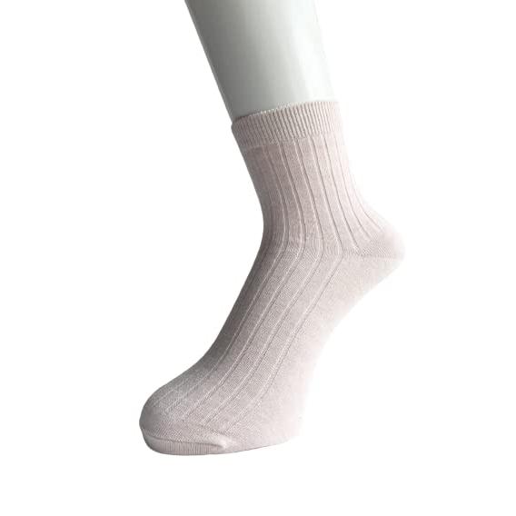 靴下 レディース リブ ソックス 麻混 薄手 春 夏用 おしゃれ パンプス ソックス 23-25cm 5足セット（色はお任せ） C58 |  | 02