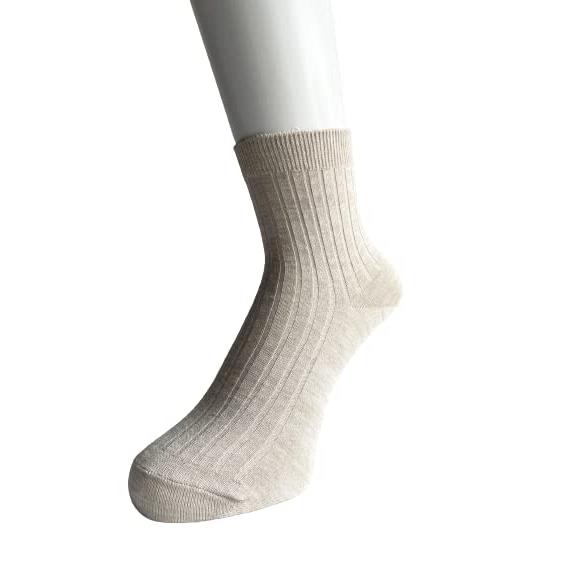 靴下 レディース リブ ソックス 麻混 薄手 春 夏用 おしゃれ パンプス ソックス 23-25cm 5足セット（色はお任せ） C58 |  | 03