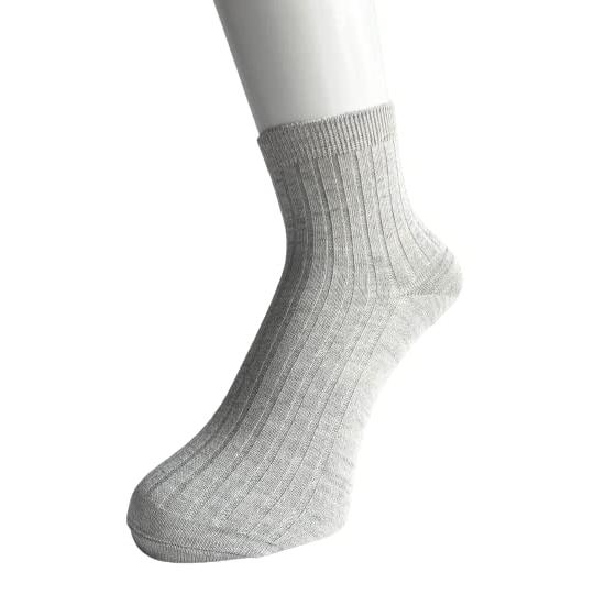 靴下 レディース リブ ソックス 麻混 薄手 春 夏用 おしゃれ パンプス ソックス 23-25cm 5足セット（色はお任せ） C58 |  | 05