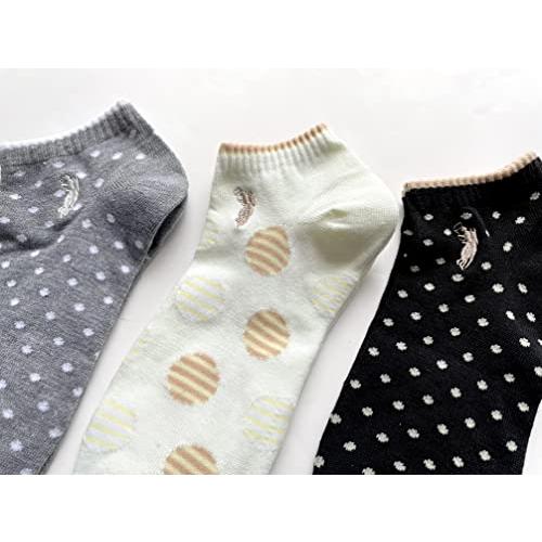 スポーツソックス  3P  くるぶし ショート 速乾 POLO レディース 夏 スポーツ 薄手 WESTERN POLO TEXAS 3足セット（柄はお任せ） C59 |  | 07