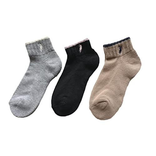 スポーツソックス  3P  くるぶし ショート POLO レディース スニーカーソックス ソックス 夏 薄手 無地 WESTERN POLO TEXAS 3足セット（色はお任せ） C62 |  | 05