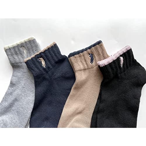 スポーツソックス  3P  くるぶし ショート POLO レディース スニーカーソックス ソックス 夏 薄手 無地 WESTERN POLO TEXAS 3足セット（色はお任せ） C62 |  | 07