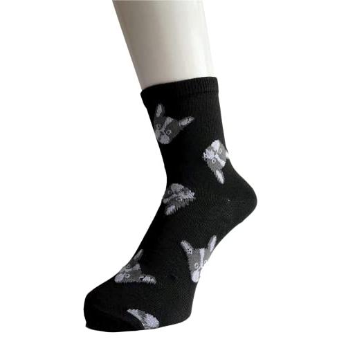 靴下 レディース モノトーン柄 おしゃれ かわいい ソックス レディース 薄手 春 夏用 23-25cm 10足セット（柄はお任せ） C68 |  | 01