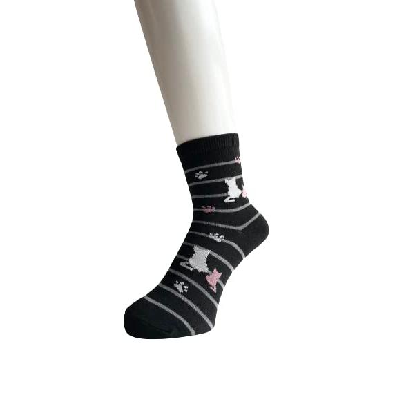 靴下 レディース セット 可愛い ねこ柄 レディース 猫柄 綿混 おしゃれソックス 10足セット C91 |  | 02