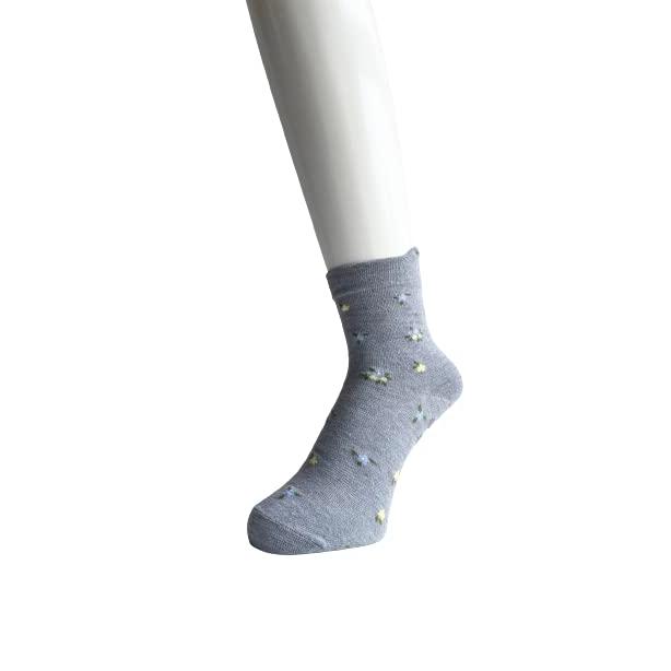 靴下 レディース お中元 滑り止め付 名前が書ける 片手で履ける 靴下 介護 かわい いおしゃれ 施設 病院 4足セット（色お任せ） C97 |  | 01