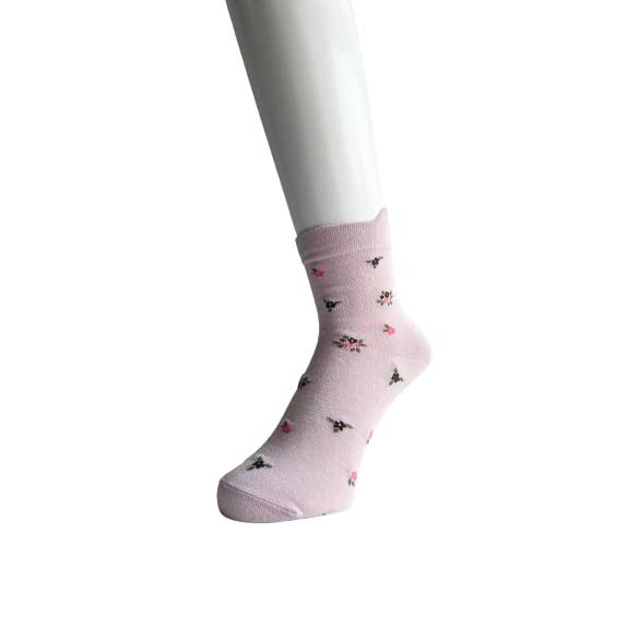 靴下 レディース お中元 滑り止め付 名前が書ける 片手で履ける 靴下 介護 かわい いおしゃれ 施設 病院 4足セット（色お任せ） C97 |  | 02