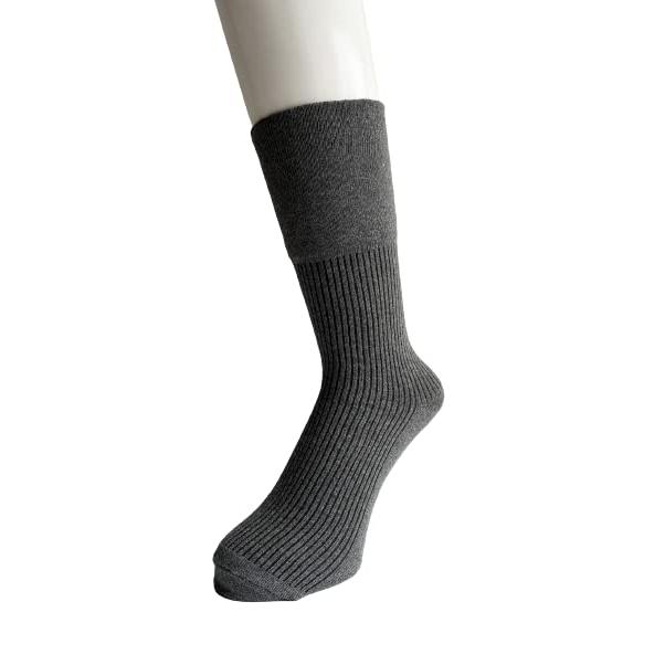 靴下 メンズ ソックス ゆったり 紳士 プレゼント 口ゴムなし ビジネスソックス 無地 綿 25-27cm 5足セット（色はお任せ）D05 |  | 02
