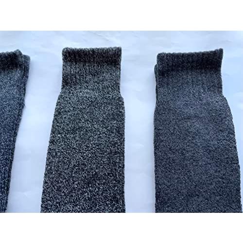 靴下 メンズ 冬用 厚手 冬 パイル ソックス ビジネス ゆったり口ゴム 綿混 杢無地 3足セット（色はお任せ） D11 |  | 03
