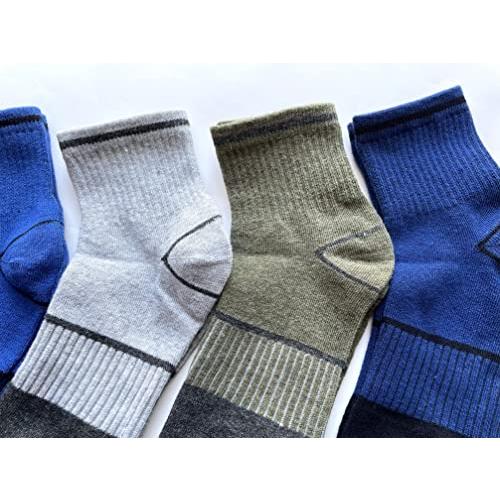スポーツソックス メンズ セット 5P ビジネス ソックス くるぶし リブ靴下  綿混 スポーツ 薄手 春 夏 25-27cm 5足セット（色はお任せ） D18 |  | 05