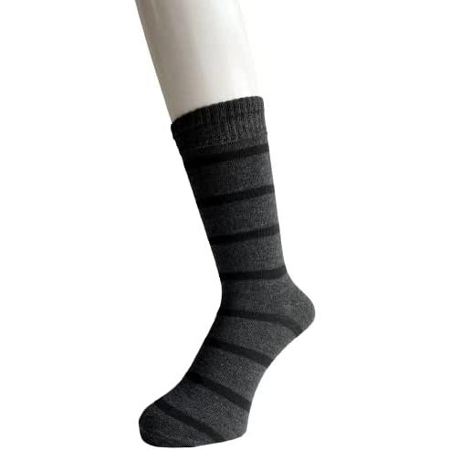 靴下メンズ おしゃれ ビジネス ソックス メンズ 黒 暖かい スポーツ 綿混 25-27cm 5足セット(柄お任せ) |  | 03