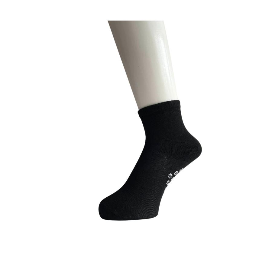 靴下 レディース 滑り止め付 5足組 ソックス レディース 薄手 夏 足裏 すべり止め付 口ゴム ゆったり 5足セット （色はお任せ） E13 |  | 04