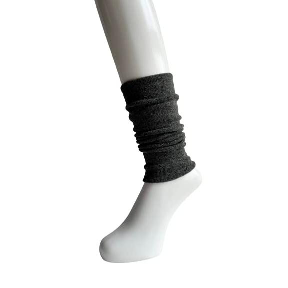 レッグウォーマー シルク 冷え対策 メンズ あったか 毛混 二重編み 足首ウォーマー 約24cm丈 2組セット（色はお任せ） R01 |  | 06