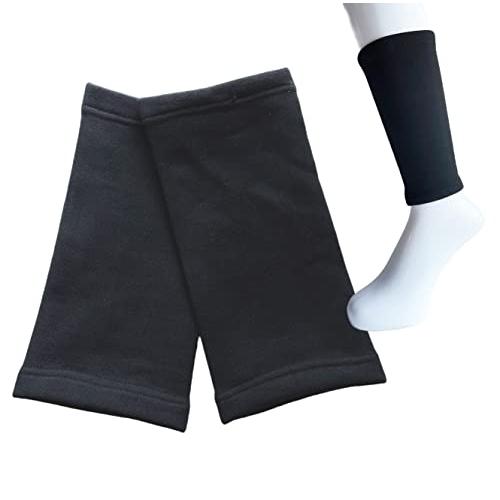 レッグウォーマー 冷え対策 メンズ あったか 裏シャギー 足首ウォーマー ひざ ひじ 男女兼用 黒色 2組セット R05 |  | 05