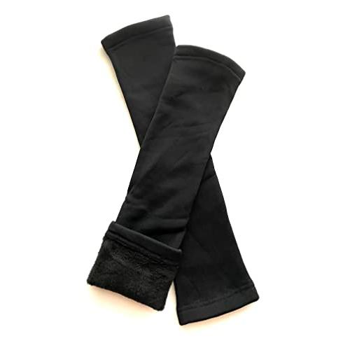 レッグウォーマー メンズ 男性用 女性用 防寒 保温 足首 ロング 保温 防寒 裏ベロア レッグウォーマー レディース 裏シャギー起毛 黒色 (黒色1足) R13 |  | 02