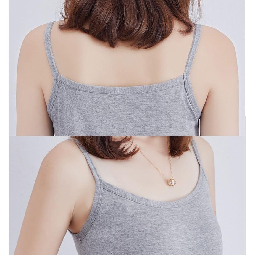 ルームウェア ワンピース キャミソール 部屋着 カットソー インナーコーデ　ペチコート 秋ナイトウェア Aライン ひざ丈 膝丈 ロング マキシ 透け防止 シンプル |  | 12