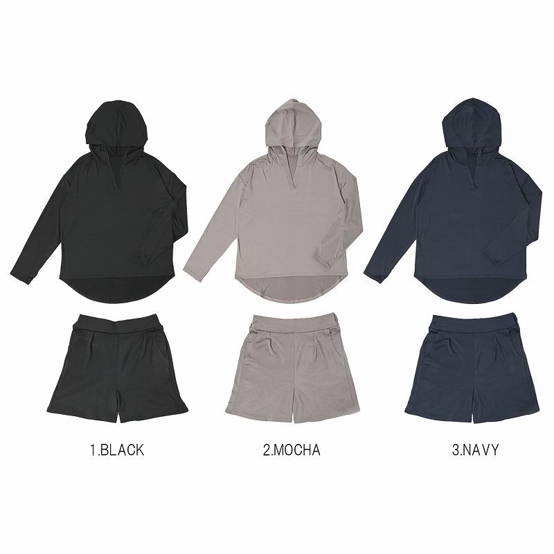 レディースラッシュガード 上下ショートパンツ 接触冷感 おしゃれ 水着 体型カバー UVカット 紫外線 UPF50+ 日焼け対策 吸水速乾 スポーツ アウトドア プール 海 |  | 01