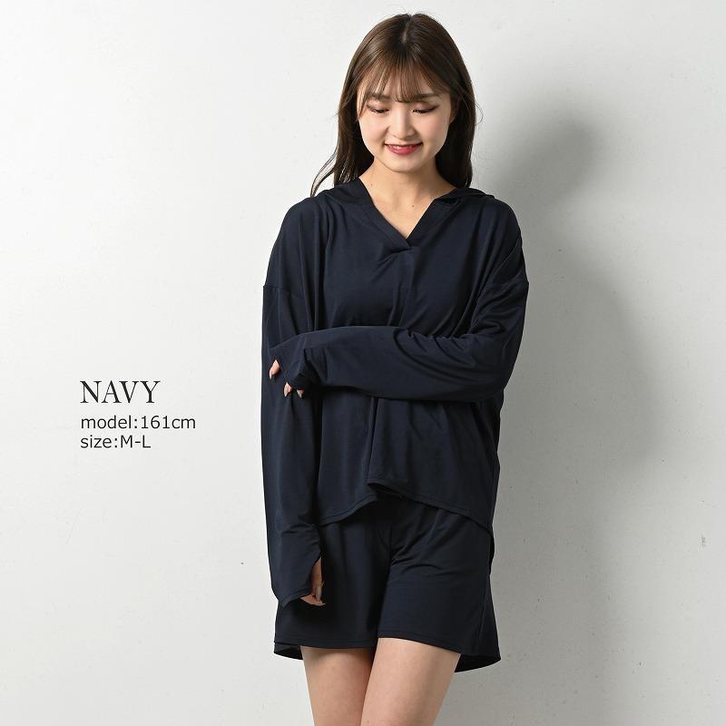 レディースラッシュガード 上下ショートパンツ 接触冷感 おしゃれ 水着 体型カバー UVカット 紫外線 UPF50+ 日焼け対策 吸水速乾 スポーツ アウトドア プール 海 |  | 05