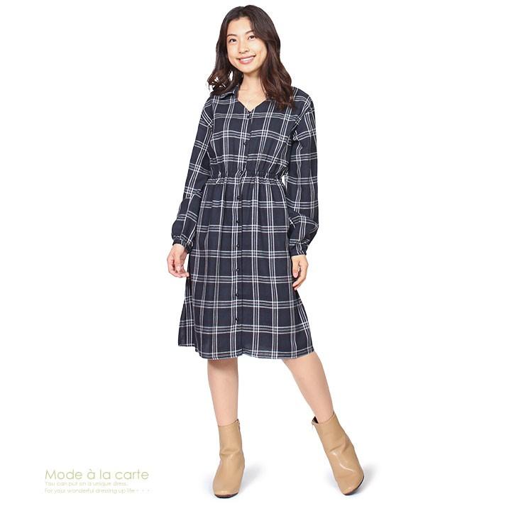 シャツワンピース ワンピース レディース 40代 きれいめ 秋 秋冬