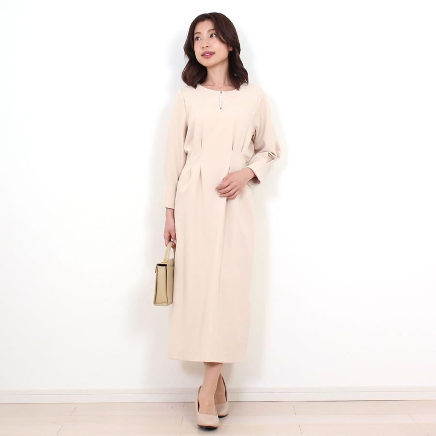 ワンピース レディース 上品 きれいめ 40代 ロング 春 50代 結婚式