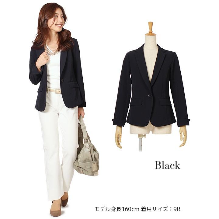 ジャケット レディース 40代 春 夏 テーラードジャケット オフィス フォーマル 通勤 きれいめ ストレッチ 洗える カジュアル おしゃれ 黒 レディース50代 7 109 大人のきれい服 モードアラカルト 通販 Yahoo ショッピング