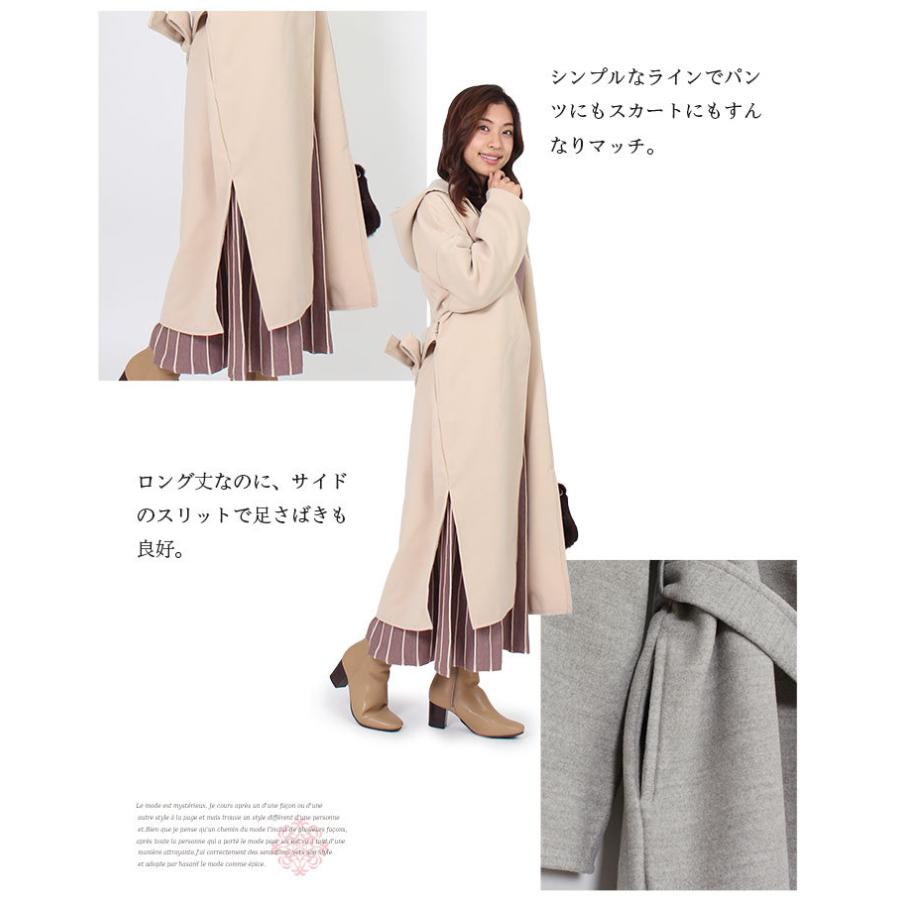 コート レディース ロング 冬 フード付き アウター 30代 秋 ロング
