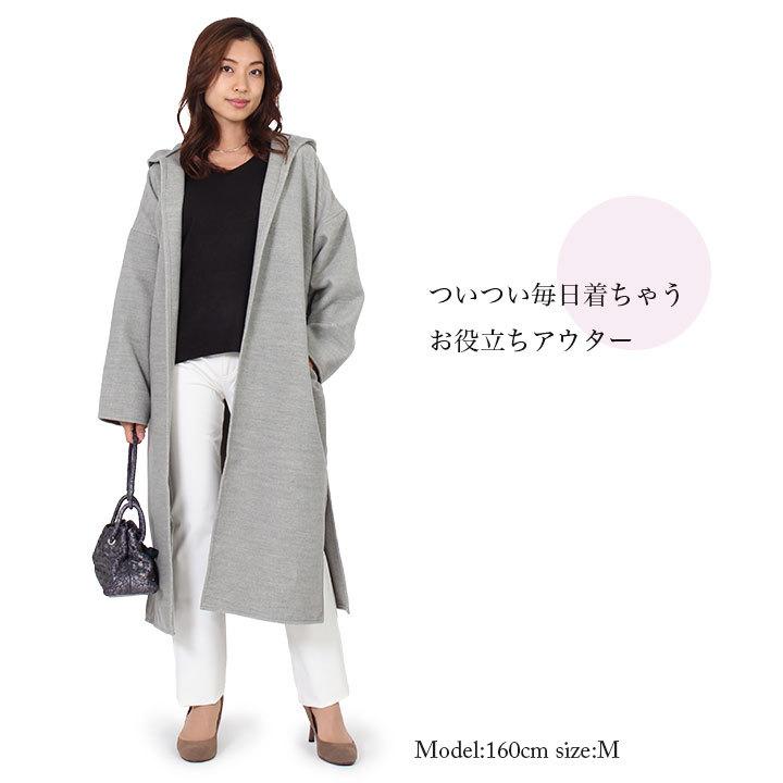 コート レディース ロング 冬 フード付き アウター 30代 秋 ロング