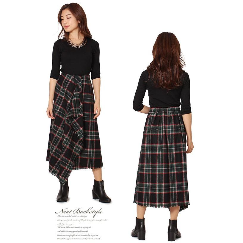 新品未使用【オールドイングランド】巻きスカート アルパカ混 楽天市場