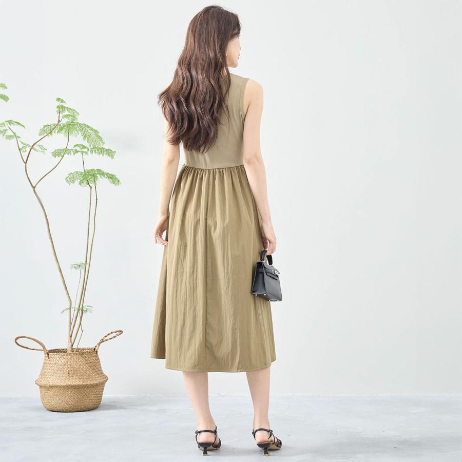 ワンピース レディース 夏 40代 きれいめ ミモレ丈 ロング