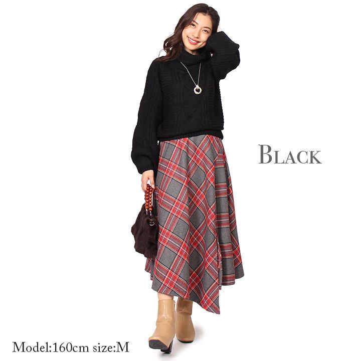 ゆったり ニット セーター レディース 秋冬 秋 冬 ケーブル柄 40代