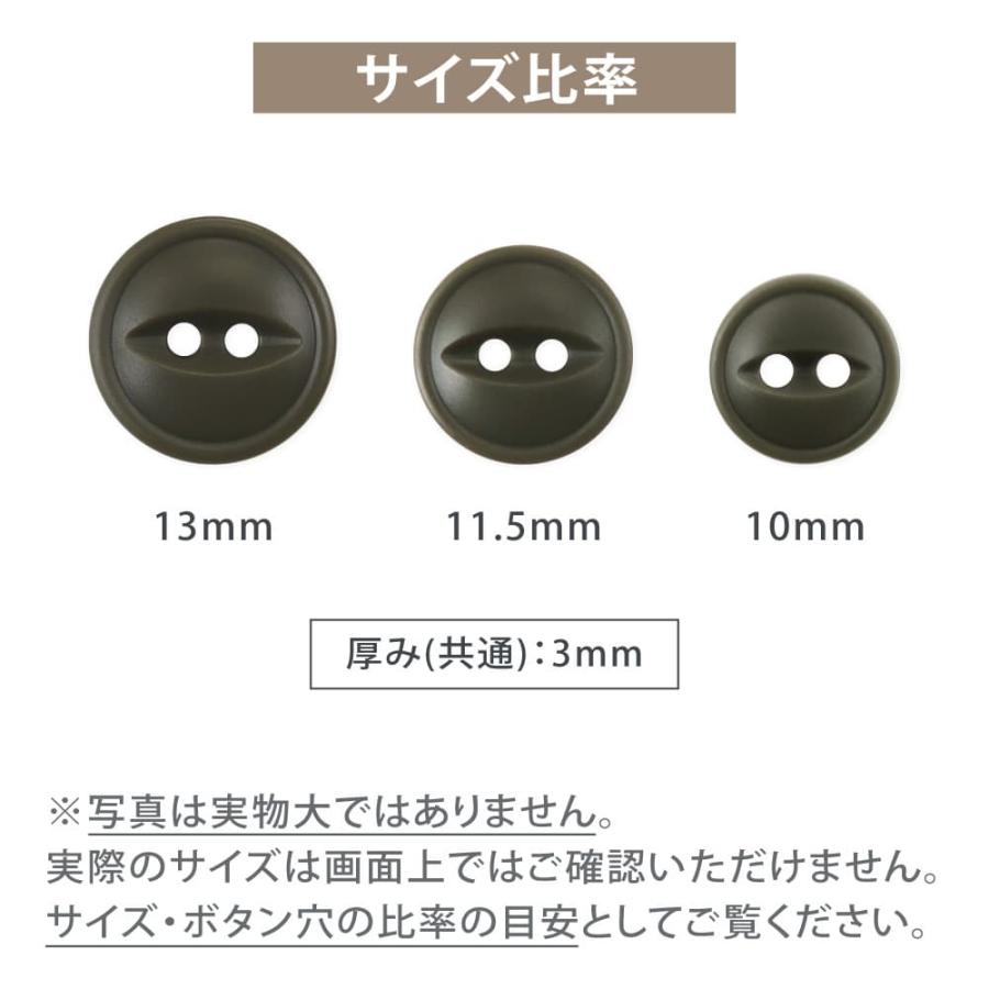 割れない 猫目ボタン 日本製 NKP 10個 1セット ツヤなし 二つ穴 白
