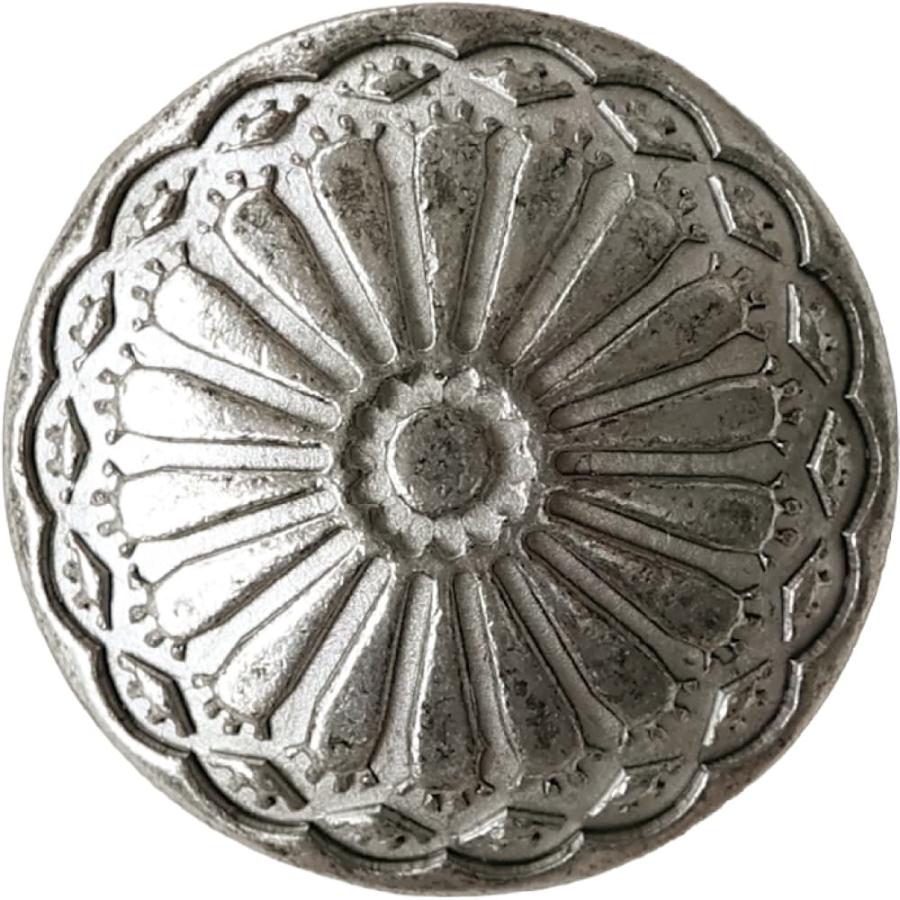 真鍮 コンチョボタン 飾りボタン 手芸 2個 4個 1セット 足つき 13mm