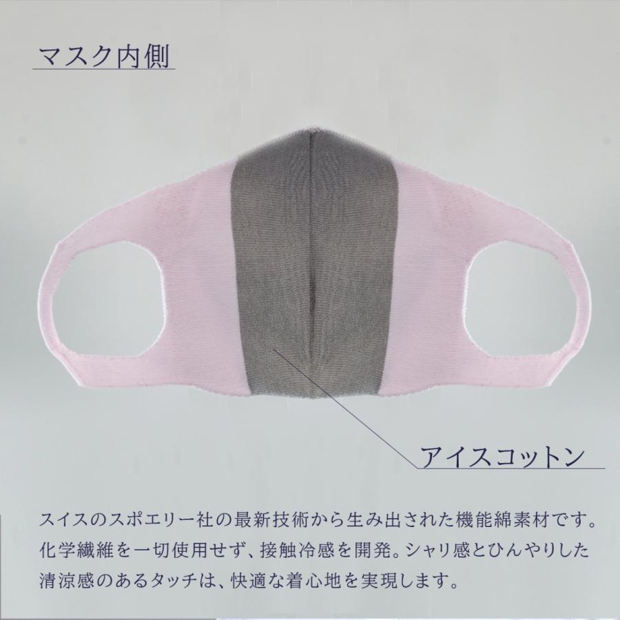 アイスコットンマスク 子供用 全4色 夏用 接触冷感 抗菌 速乾 爆買