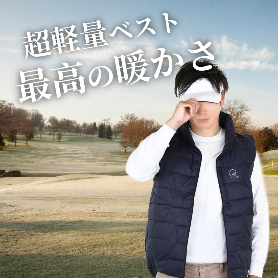 ゴルフ ダウンベスト ウインドシェル付き 暖かい 撥水 Ingenio ゴルフ ダウンベスト ウインドシェル付き 暖かい 撥水 Ingenio