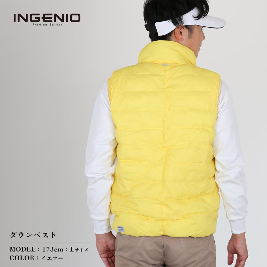 ゴルフ ダウンベスト ウインドシェル付き 暖かい 撥水 Ingenio ゴルフ ダウンベスト ウインドシェル付き 暖かい 撥水 Ingenio