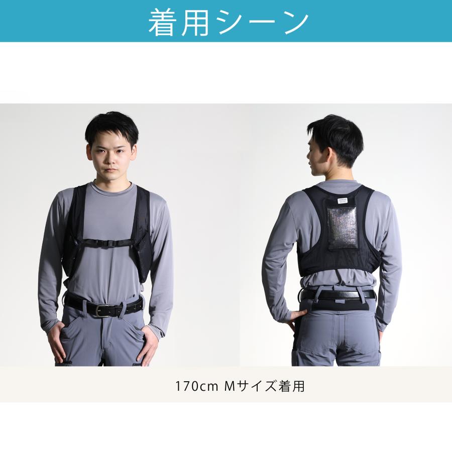 アイスベスト保冷剤×3個　4セット アイスベスト INGENIO 男女兼用 2025 保冷剤3個付 メンズ レディース