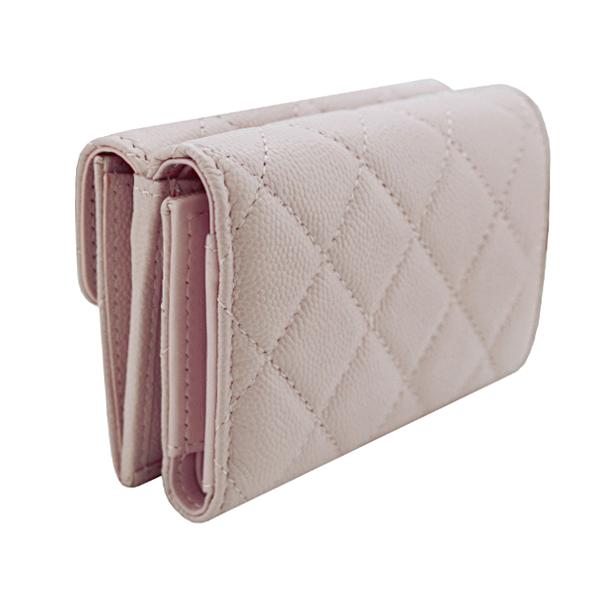 シャネル Chanel 財布 21 新作 三つ折り財布 コンパクト ミニサイズ キャビアスキン ピンク Ap0230 Chanel 412 ブランド バッグ 財布 Model 通販 Yahoo ショッピング