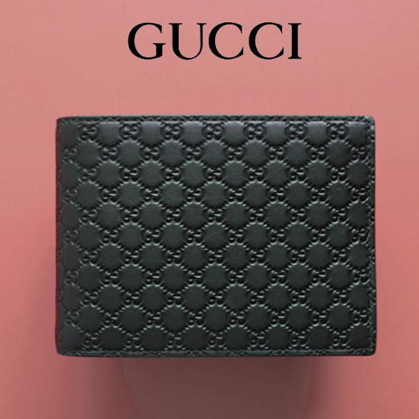 グッチ Gucci 財布 メンズ 二つ折り財布 グッチシマ 黒 ブラック パスケース付き アウトレット Gucci Outlet 228 ブランド バッグ 財布 Model 通販 Yahoo ショッピング