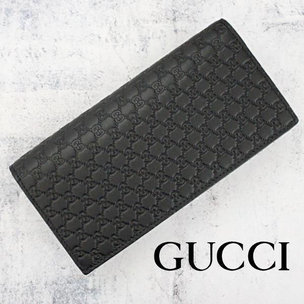 グッチ Gucci 財布 新作 メンズ 新作 長財布 グッチシマ 黒 ブラック メンズ 黒 ブラック バッグ