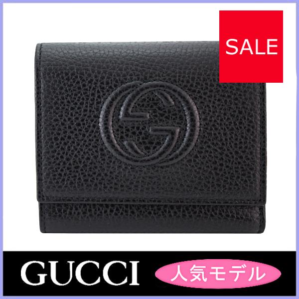 GUCCI グッチ 財布 三つ折り財布 新品 SOHO レディース GUCCI グッチ 財布 三つ折り財布 新品 SOHO レディース