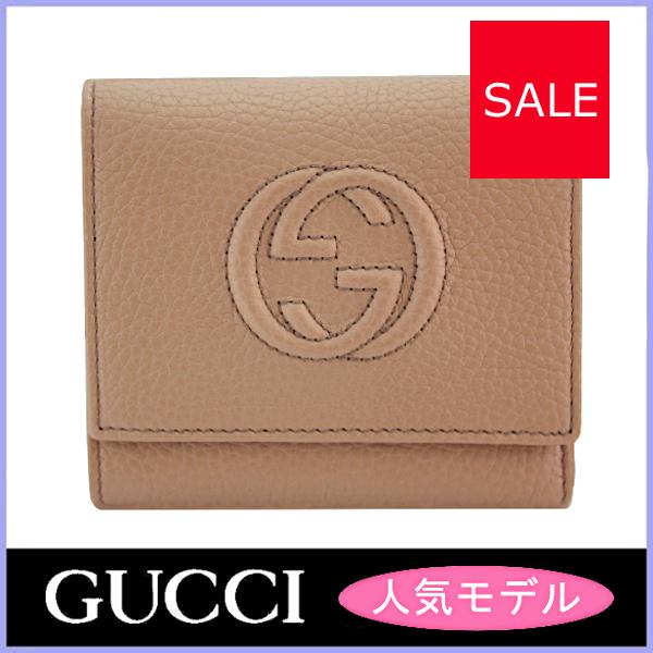 GUCCI グッチ 財布 三つ折り財布 新品 SOHO レディース GUCCI グッチ 財布 三つ折り財布 新品 SOHO レディース