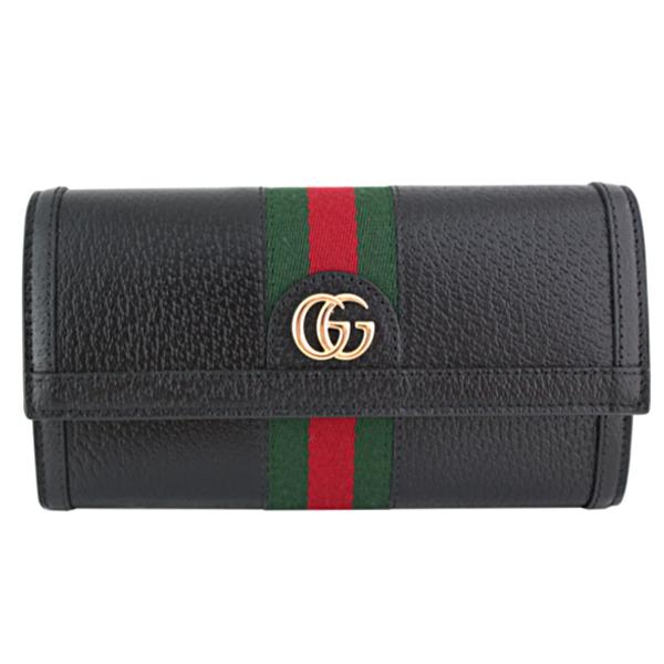 GUCCI グッチ 財布 レディース 長財布 新品 黒/ブラック ウェブ GUCCI グッチ 財布 レディース 長財布 新品 黒/ブラック ウェブ