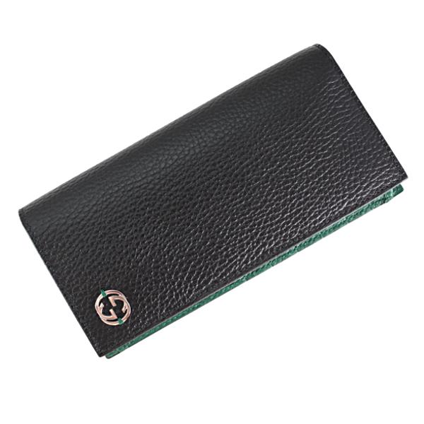 GUCCI グッチ 財布 長財布 メンズ長財布 新品 黒/ブラック GUCCI グッチ 財布 長財布 メンズ長財布 新品 黒/ブラック