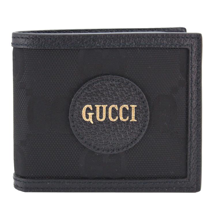 GUCCI グッチ 財布 メンズ 二つ折り財布 小銭入れなし 黒 GUCCI グッチ 財布 メンズ 二つ折り財布 小銭入れなし 黒