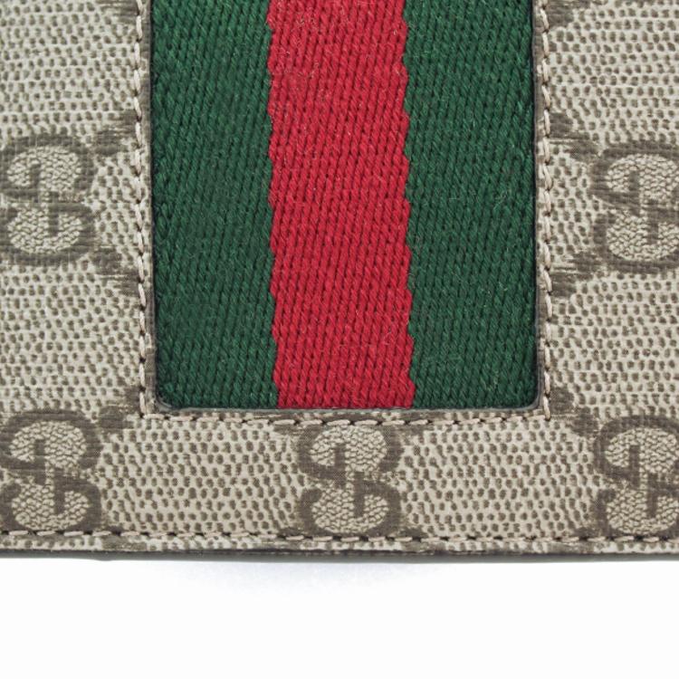GUCCI グッチ 財布 二つ折り財布 メンズ 新作 小銭入れ付き PVC GUCCI グッチ 財布 二つ折り財布 メンズ 新作 小銭入れ付き PVC
